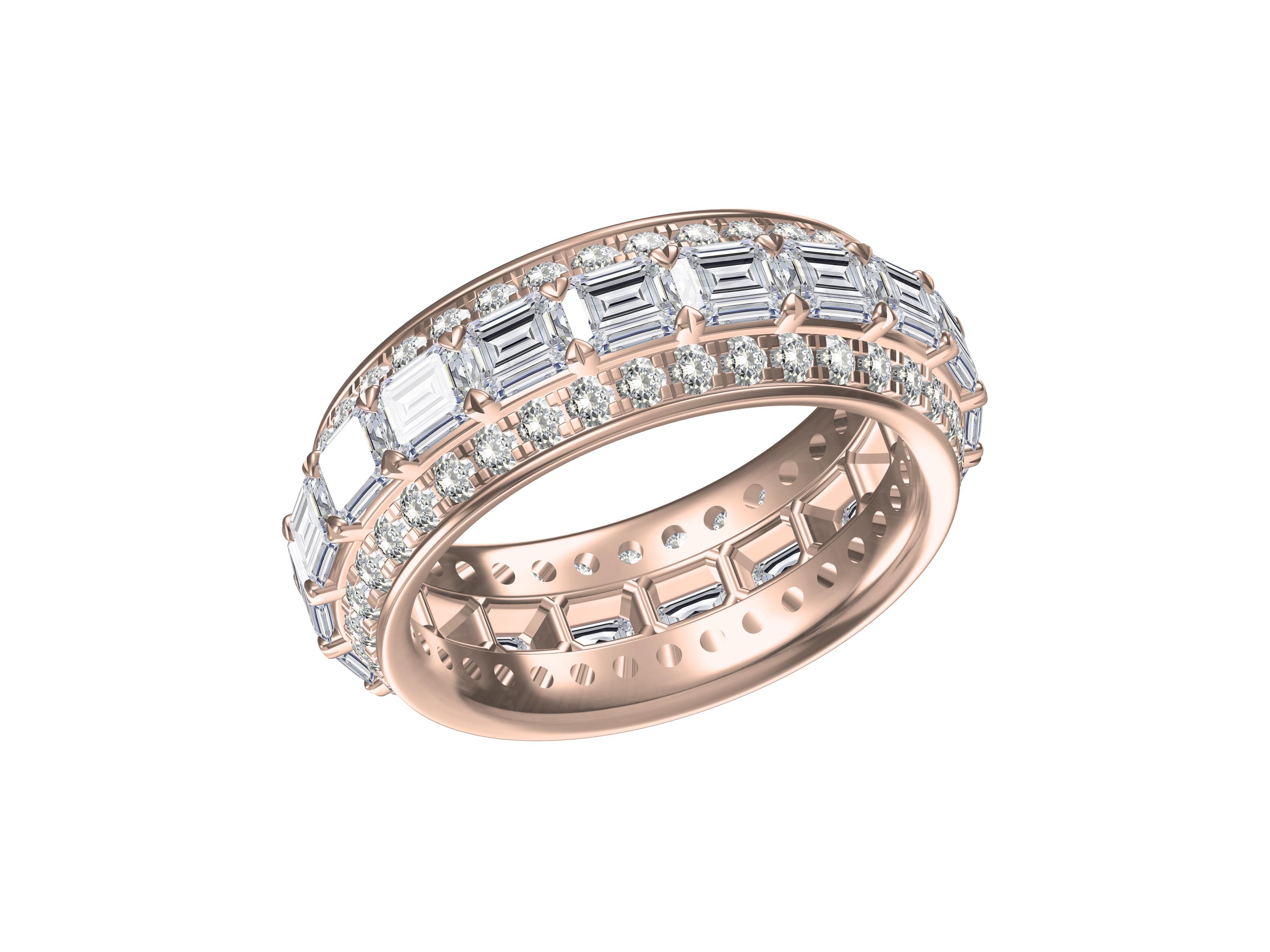 Trio Eternal Band Ring – A Symbol of Commitment