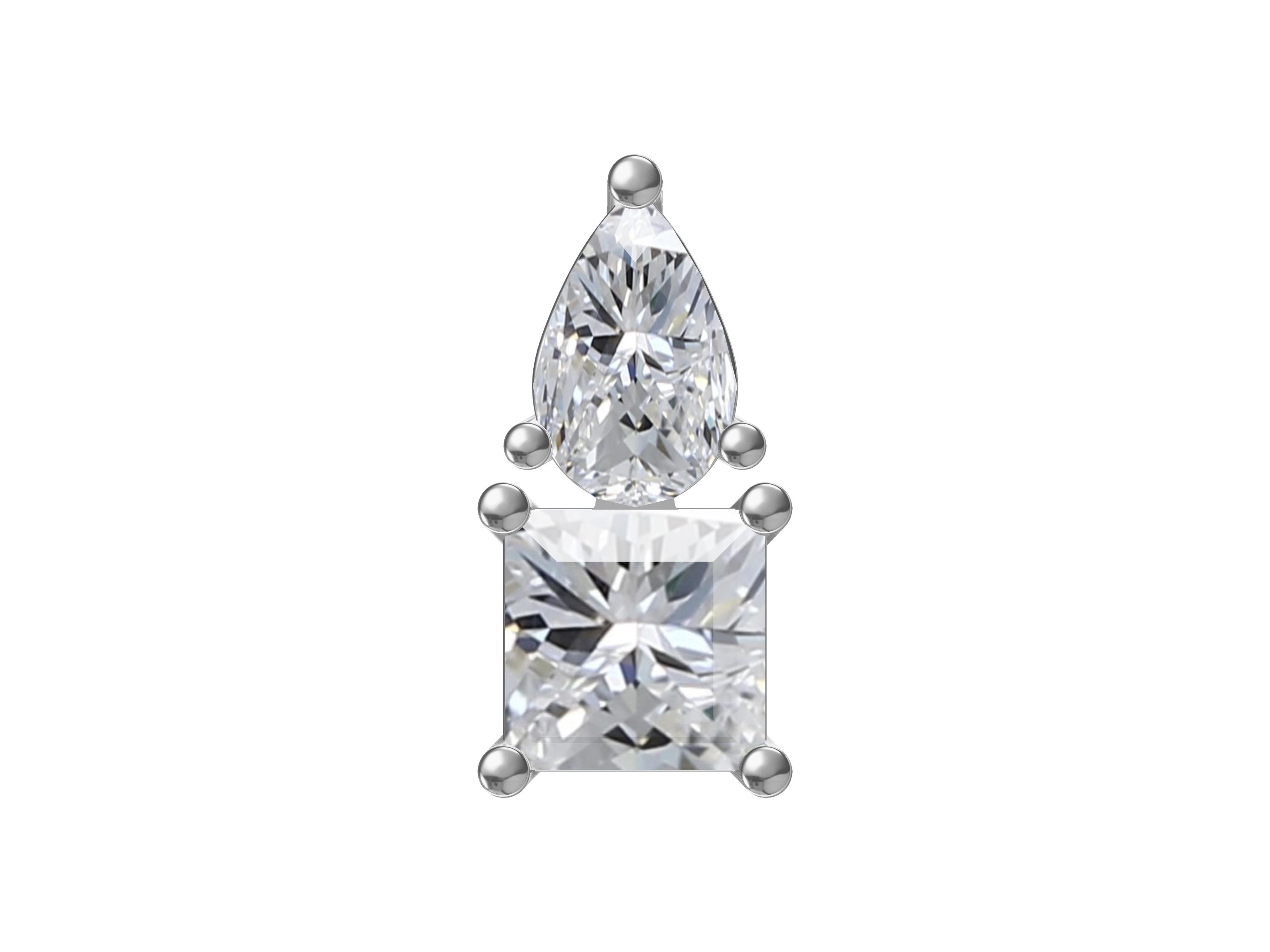 Princess silver pendant