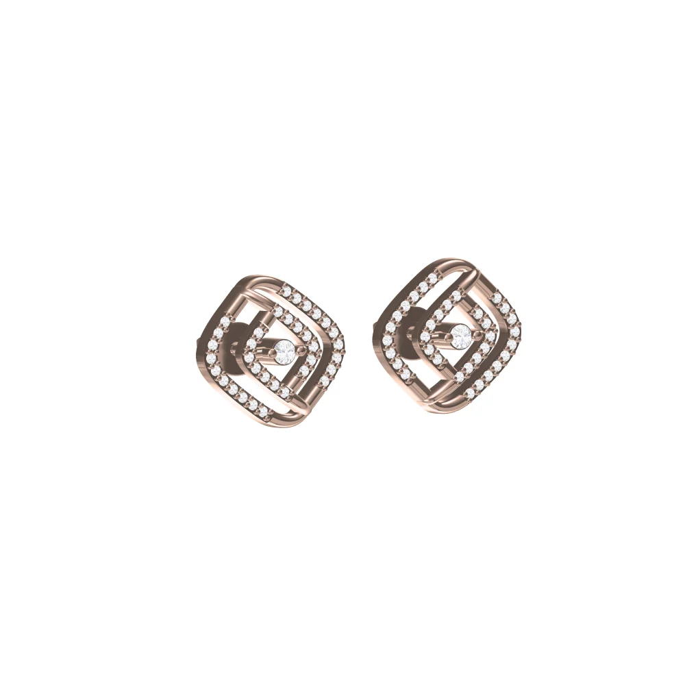 Luminous stud earrings