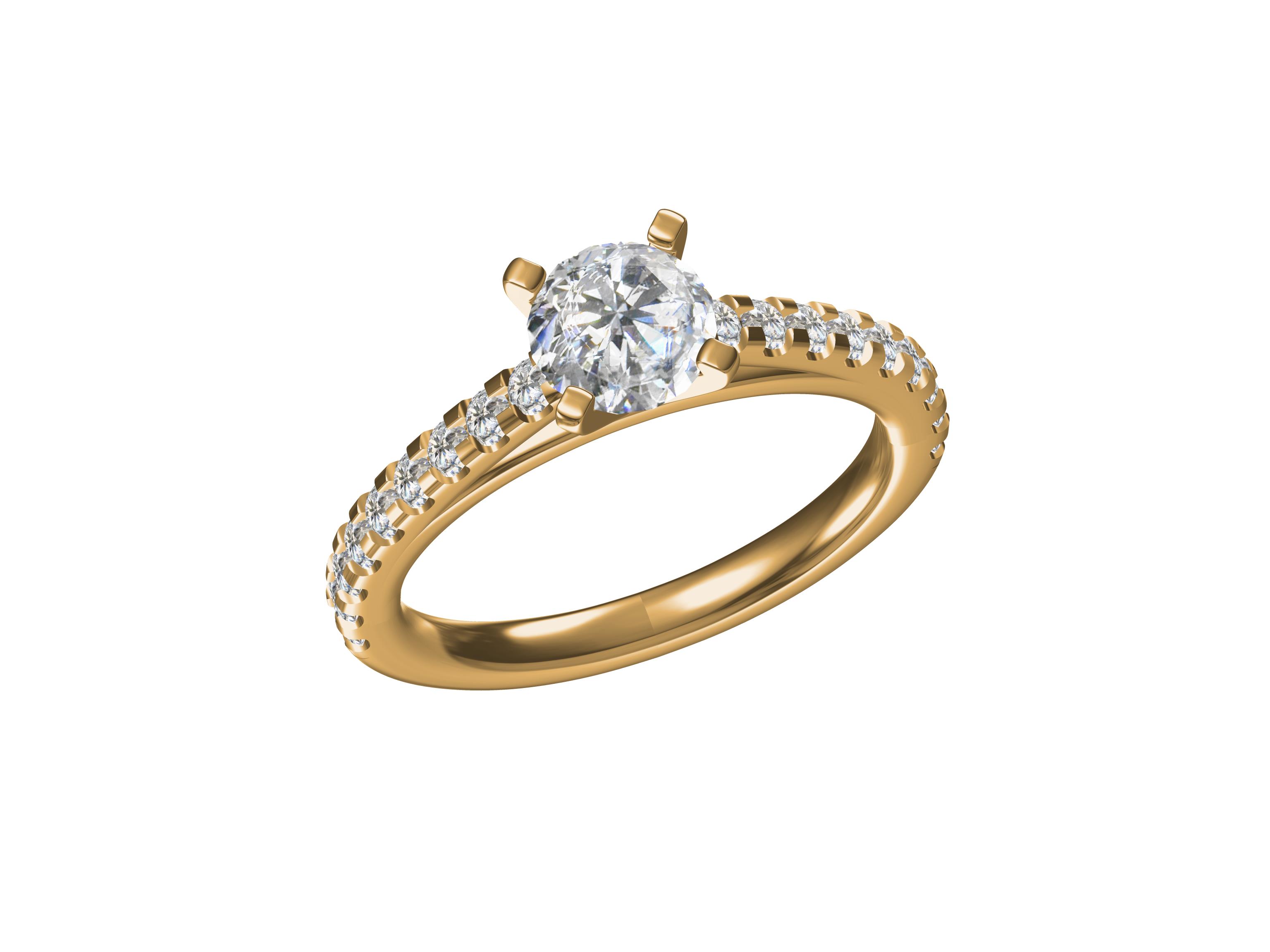 Solitaire Gold Ring – A Timeless Sign of Love