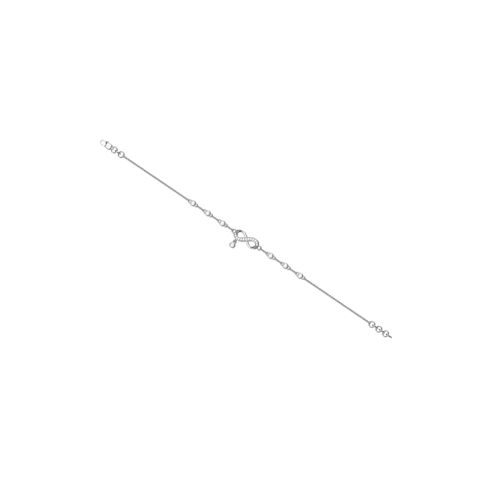 Infinity bond of love diamond bracelet