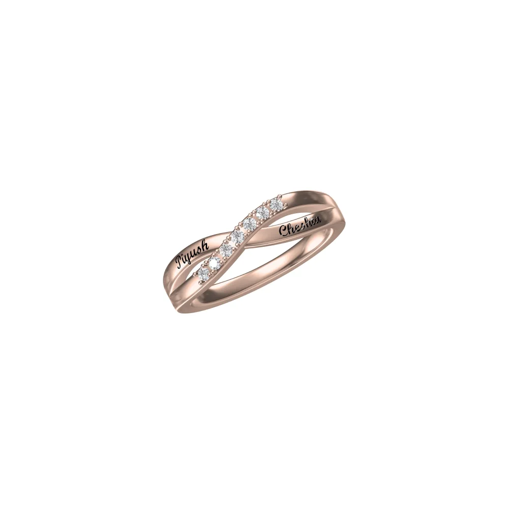 Celestial harmony vintage ring