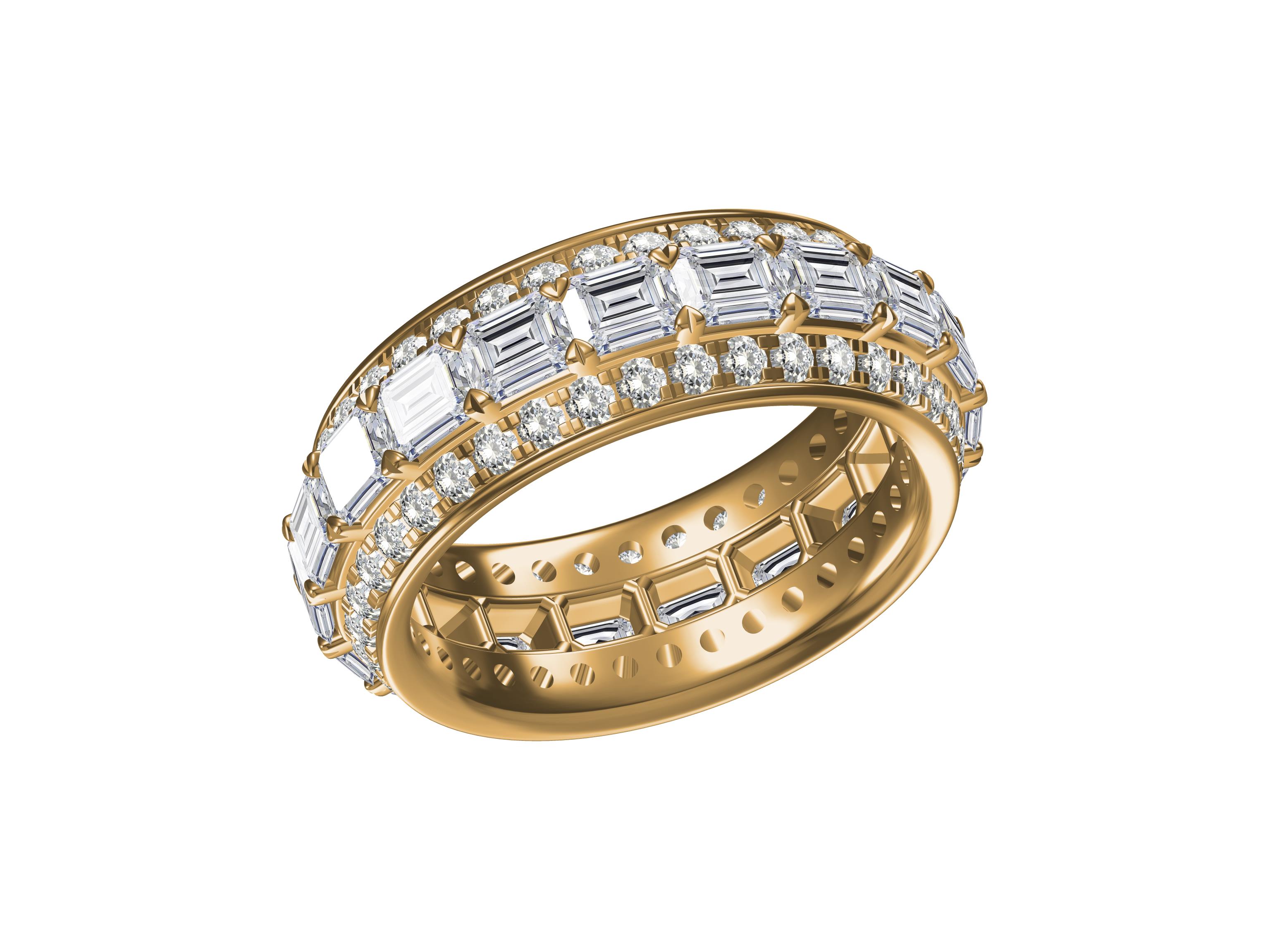 Trio Eternal Band Ring – A Symbol of Commitment