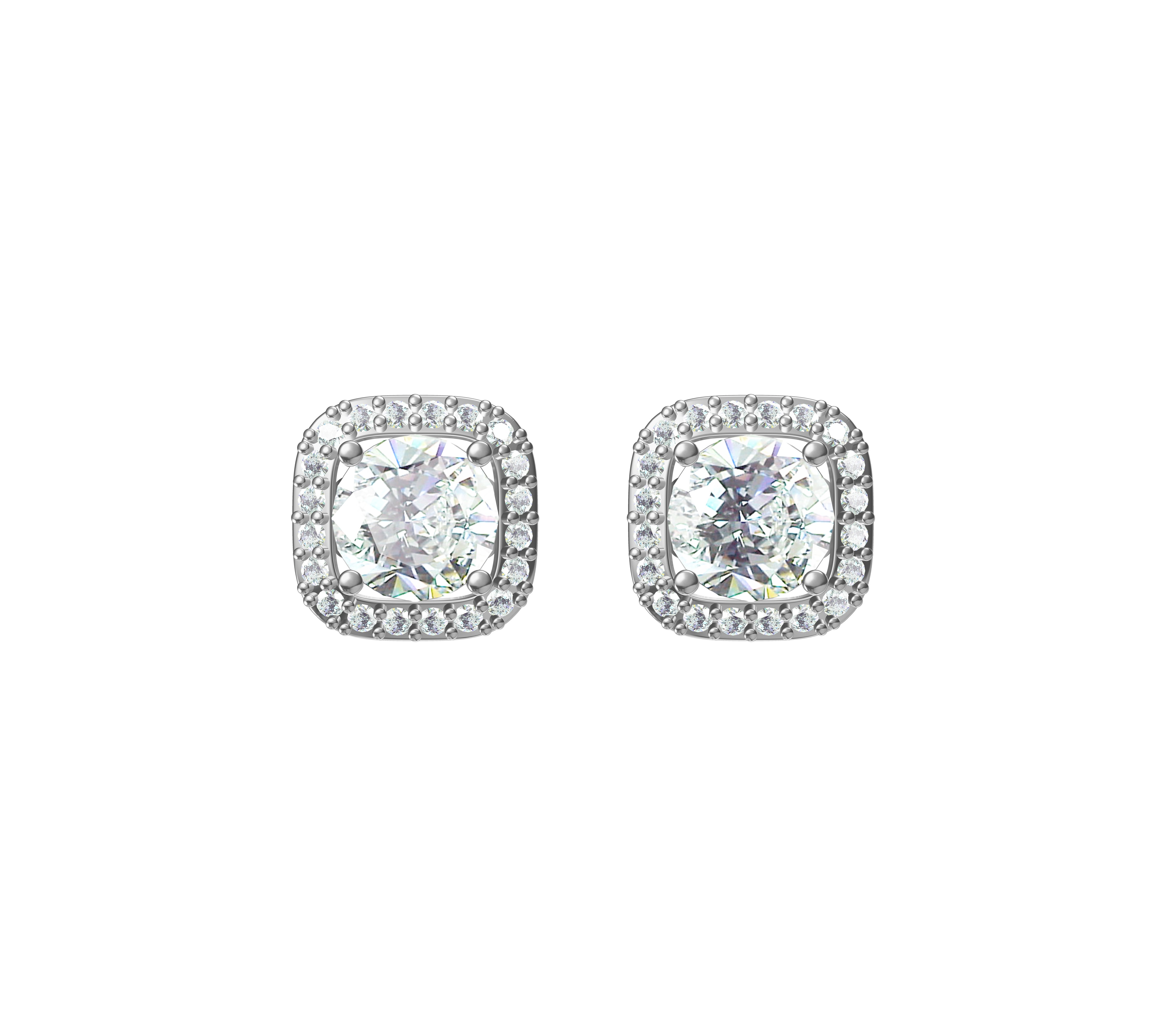 Solitaire Stud Earrings