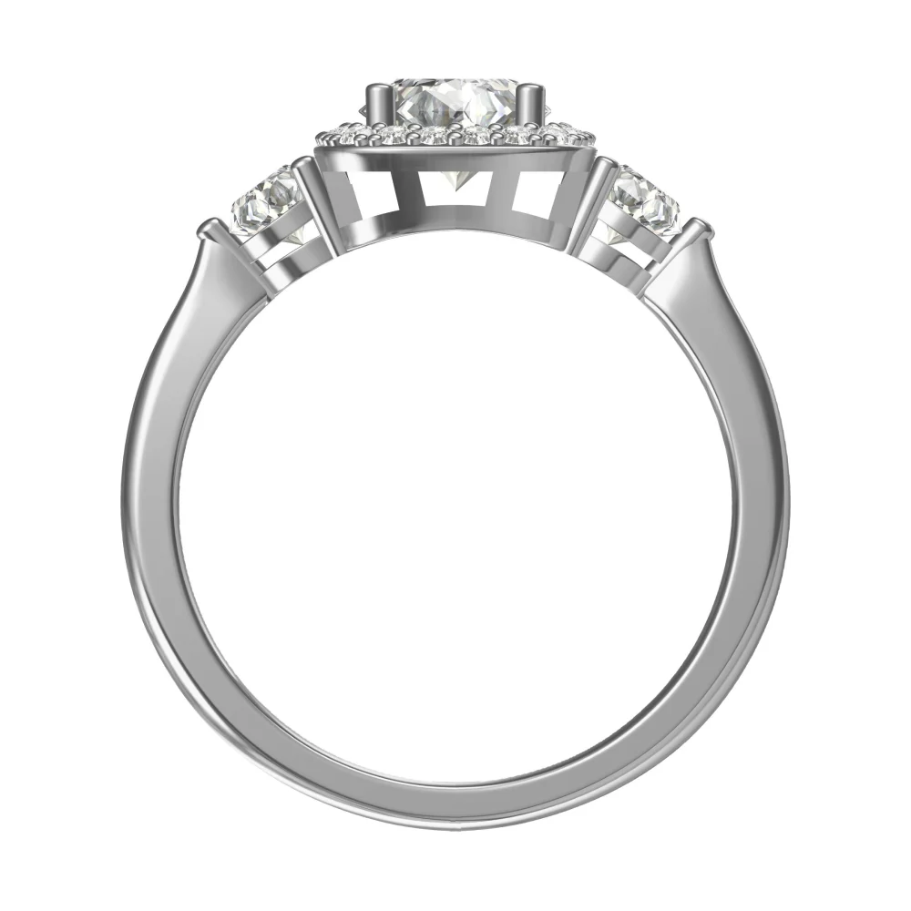 Beauty of elegance silver ring